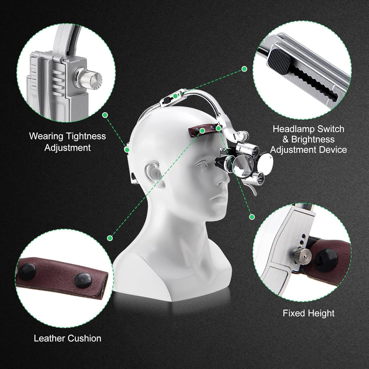Dental Binoculars with LED