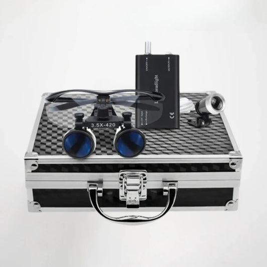 Dental Loupes with LED Headlight - Premium Edition