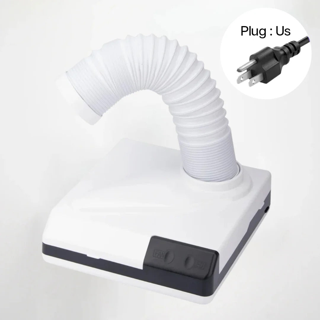 Compact Dental Laboratory Dust Collector with LED Light