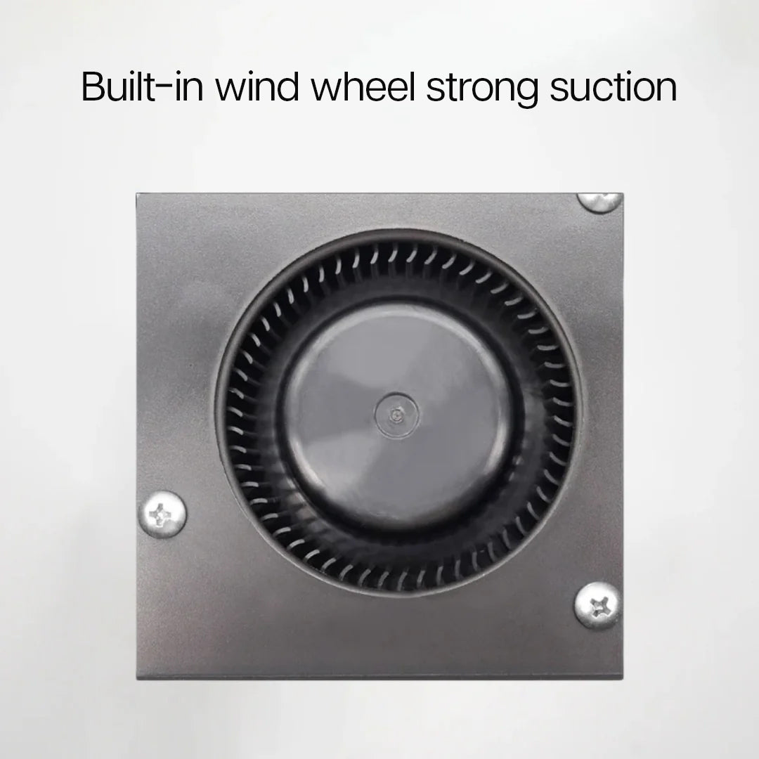 Compact Dental Laboratory Dust Collector with LED Light