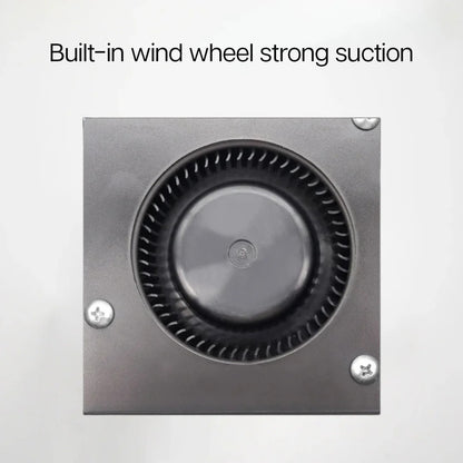 Compact Dental Laboratory Dust Collector with LED Light