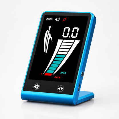 apex locator on a stand showing the canal measuring display