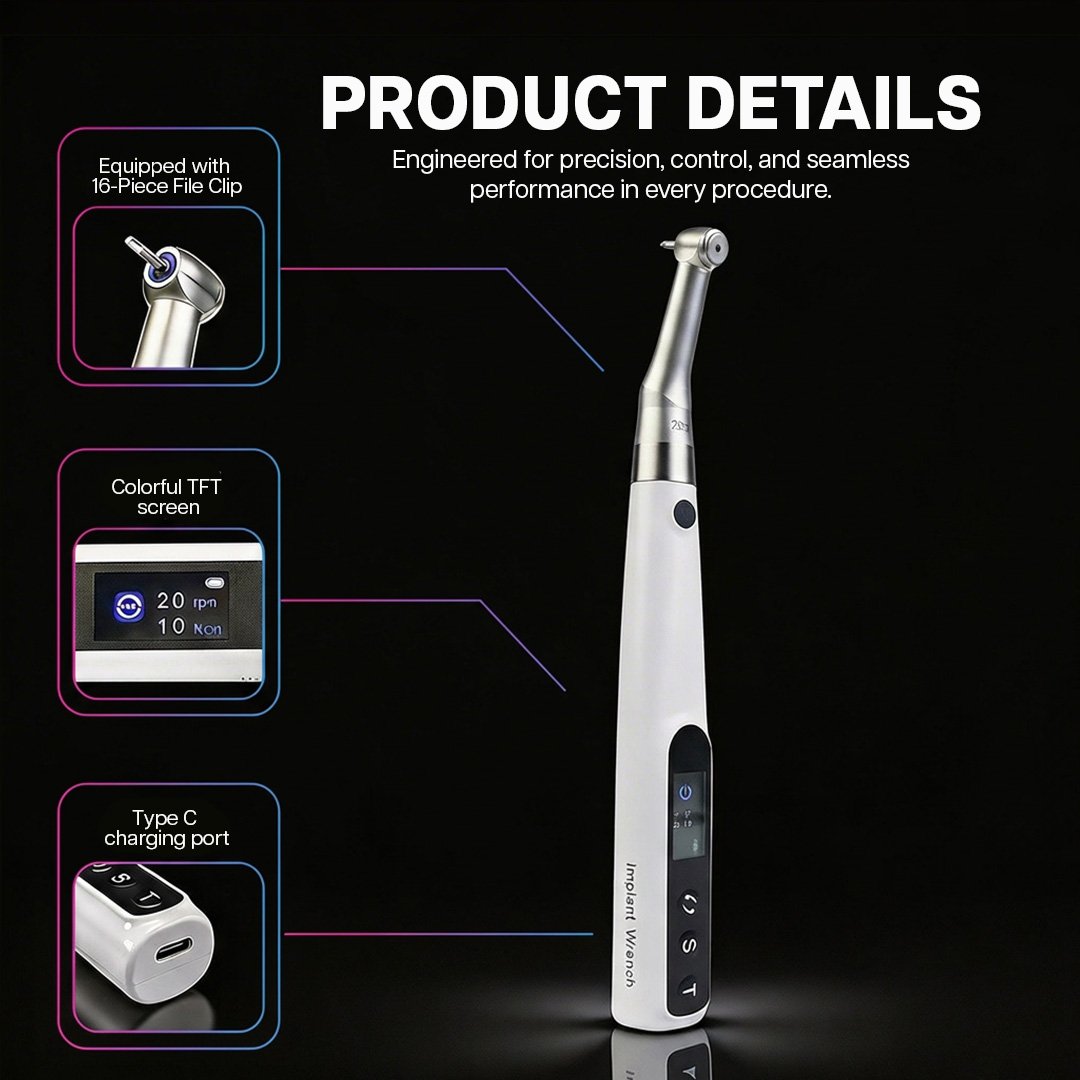 Dental Digital Torque Implant Driver