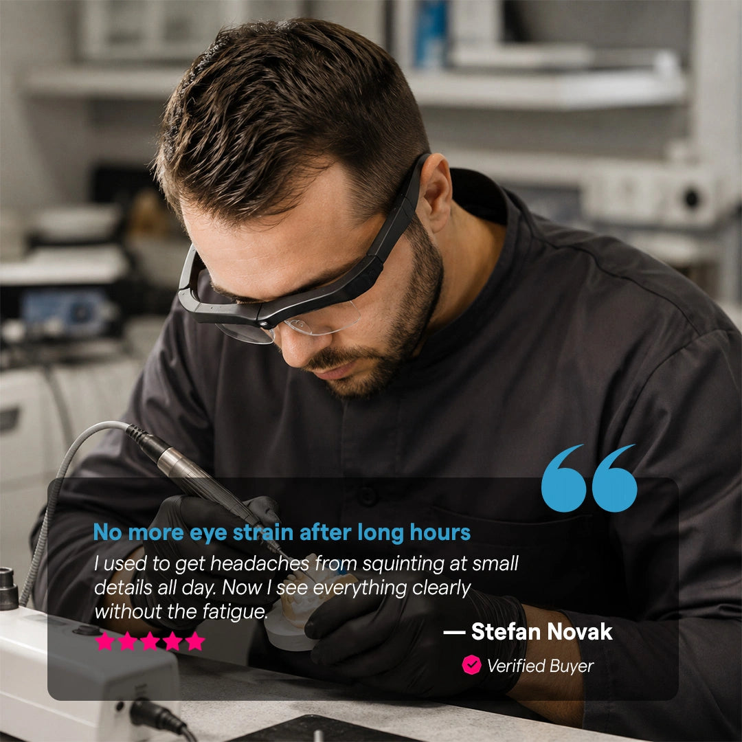 Stefan Novak, dental technician who uses dental kits products.