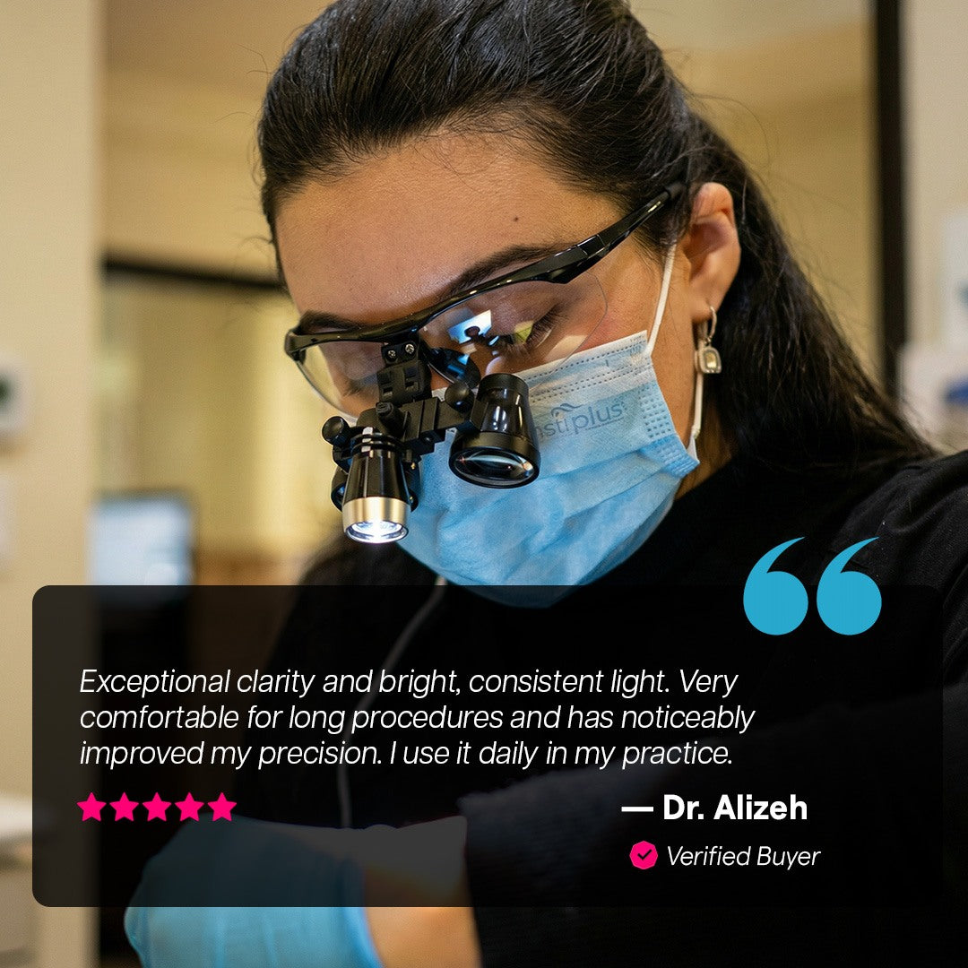 Dr. Alizeh, dentist who uses dental gear products