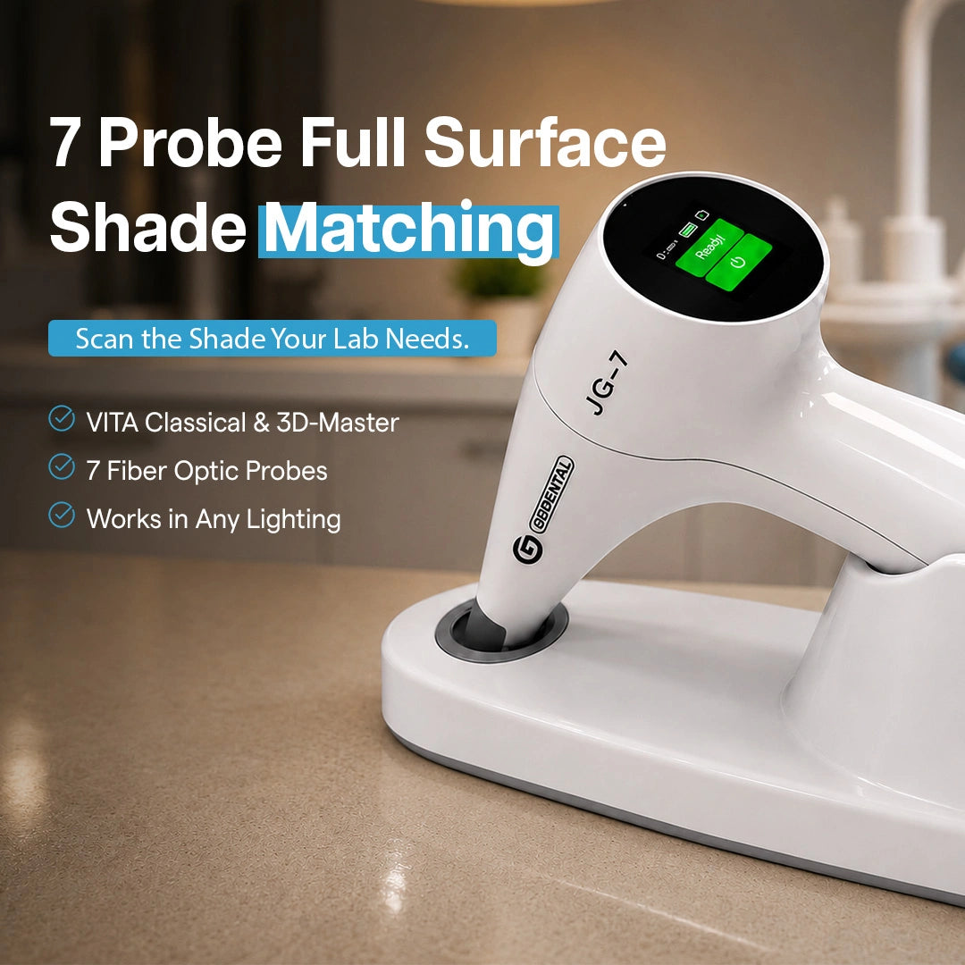 dental shade matching device with 7 probes VITA classical and 3D-Master compatible