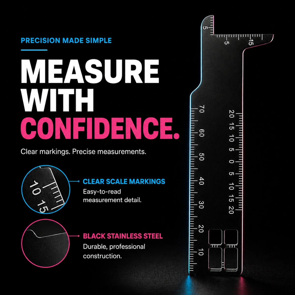 Dental Tooth Measuring Gauge